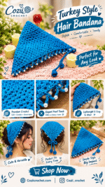 Turkey Style Crochet Hair Bandana